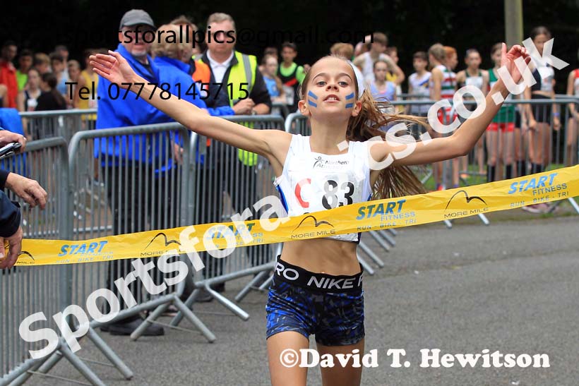 Girls under-13s 2023 Northern 6 and 4 Stage Relays and Youngsters, Birkenhead Park, Wirral.  Photo: David T. Hewitson/Sports for All Pics